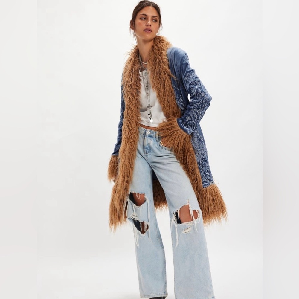 Free People Moon Glow Coat